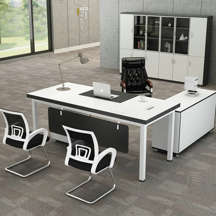 

Стол Простой дверной менеджер Стойка босса Современный персонал Компьютерный стол со стальной рамой