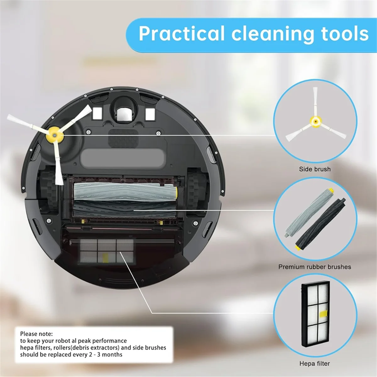 เปลี่ยนสําหรับ iRobot Roomba 800 900 Series 960 980 890 805 880 Series หุ่นยนต์สูญญากาศอุปกรณ์เสริมอะไหล่