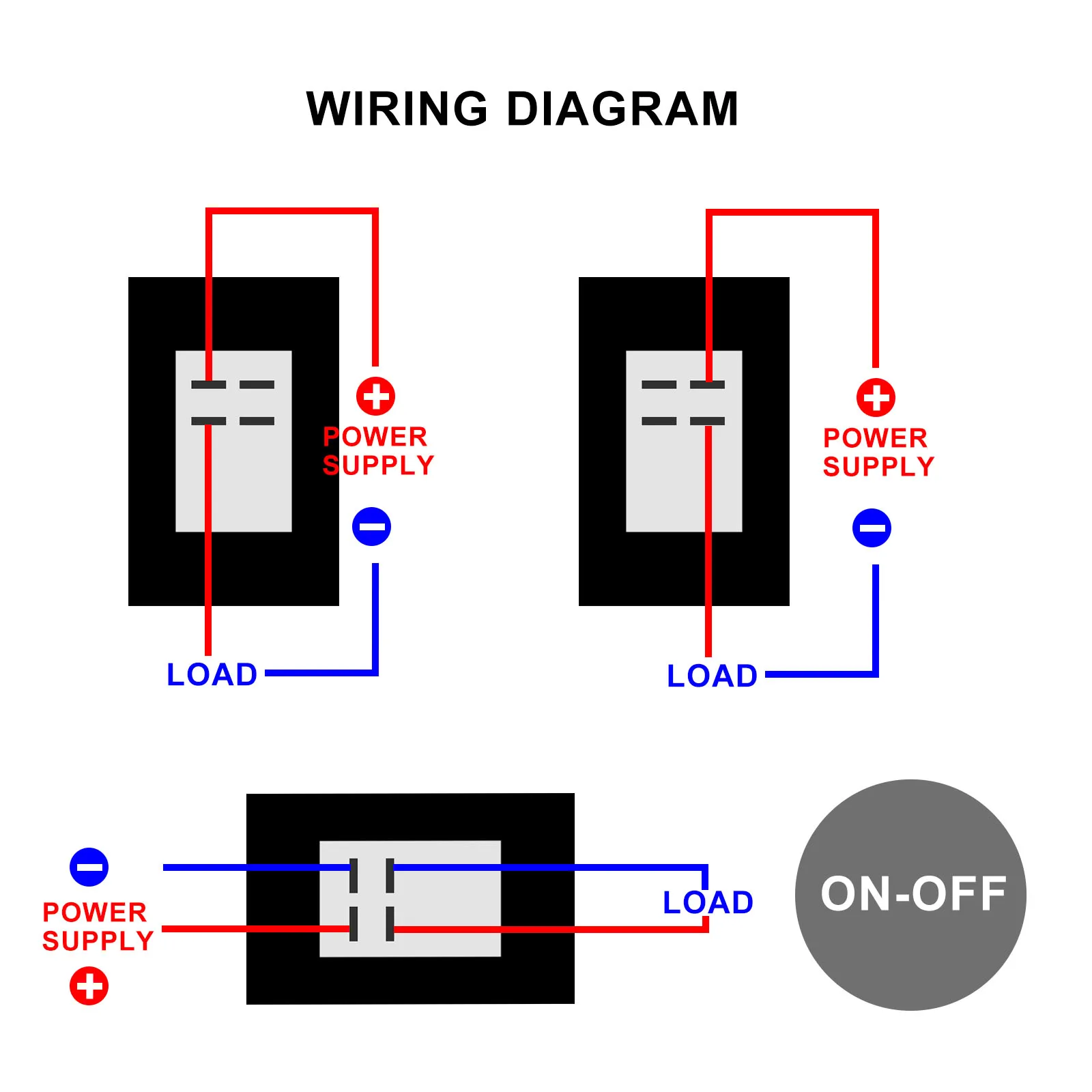 Inline Cord Switch Waterproof Outdoor Inline Switch 4 Pin DPST AC/DC 20A-125V,16A-250V IP66 Double Hole Box Switch Red Green Led