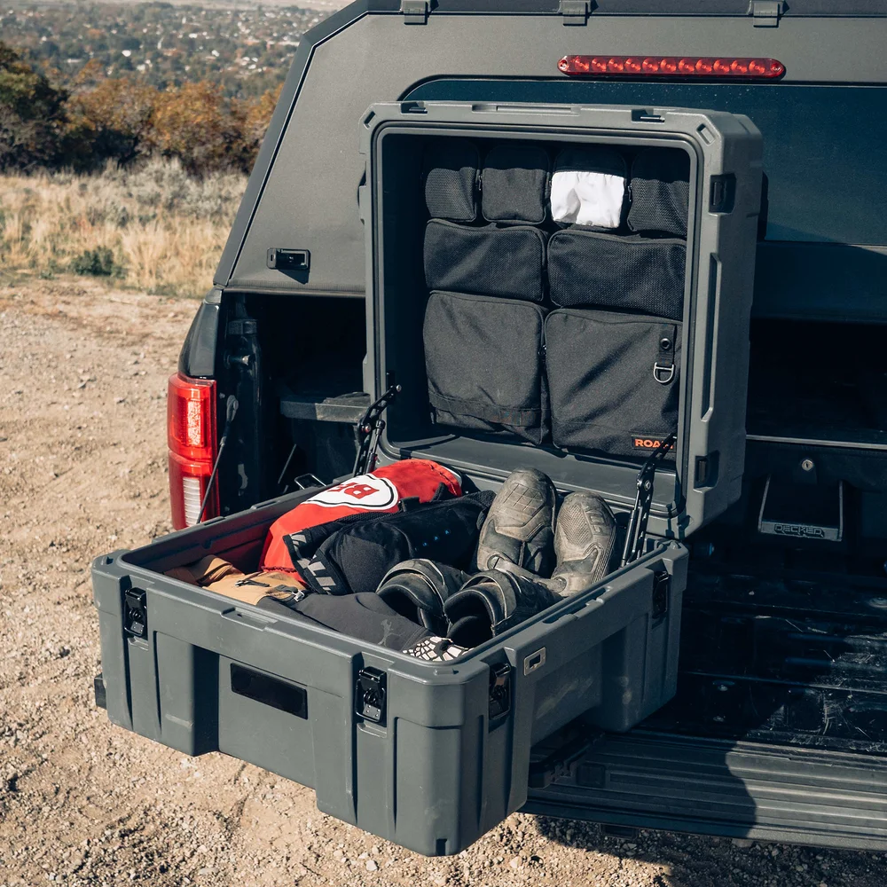 128L s quality heavy  V5 cargo box rotational molding tool box storage