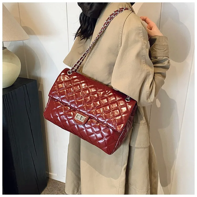 

Шикарная женская большая сумка в парижском стиле, роскошная кожаная сумка, элитная сумка через плечо, элегантная сумка на плечо, винтажная дизайнерская сумка