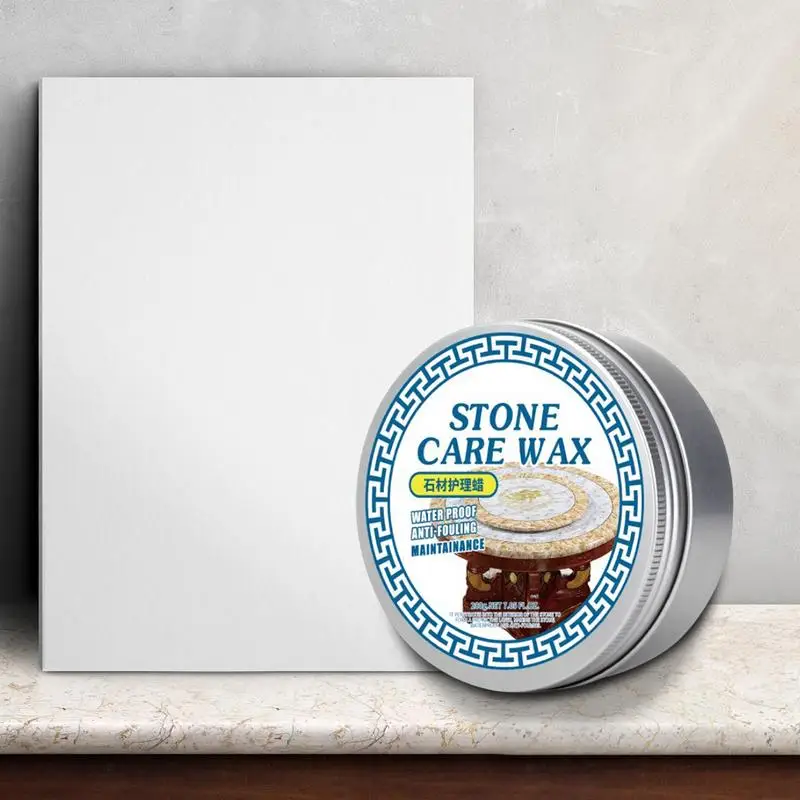 200g Stone Wax Polish Maintenance Restoration Wax Tile Waterproof Care Wax Coating Agent For Floor Tiles Marble Furniture