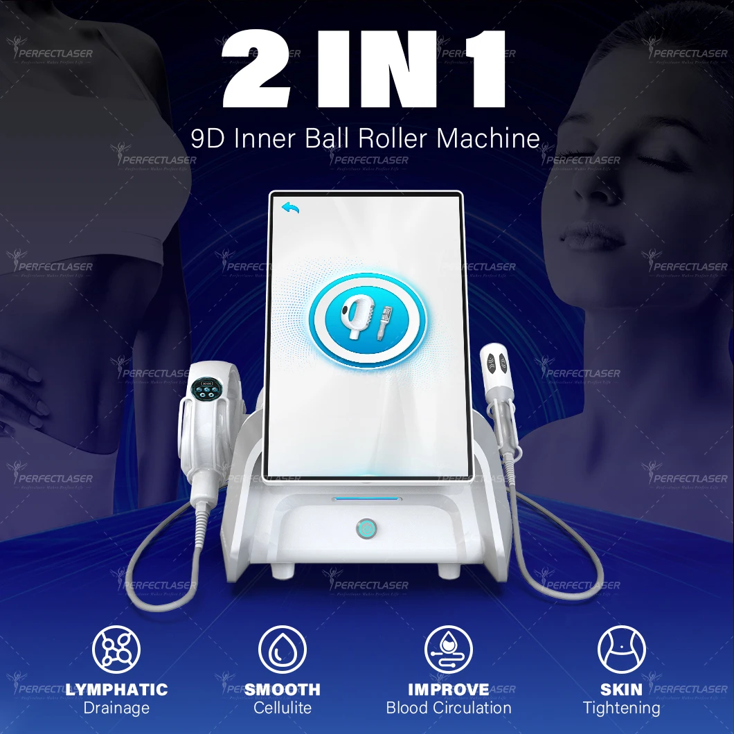 

Perfectlaser 2 in 1 9D Inner Ball Roller Machine Body Sculpting Smooth Cellulite Skin Tightening Fat Burning Weight Loss Device