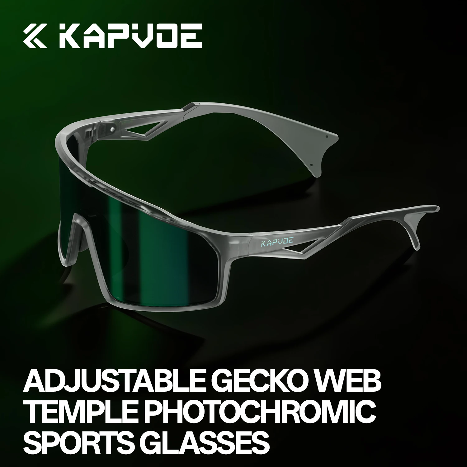 

KAPVOE Photochromic Mountaineering Fishing Cycling Glasses Outdoor Sport Sunglasses MTB Bike Road Bicycle Racing Golf equipment