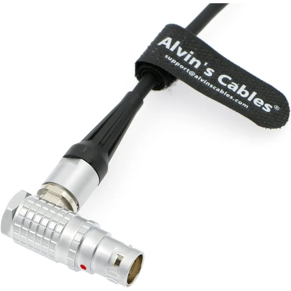 كابل طاقة من GPI Pro 24V 1S 303 إلى الزاوية اليمنى 8 Pin أنثى لكابلات ARRI Alexa Mini Camera Alvin #5