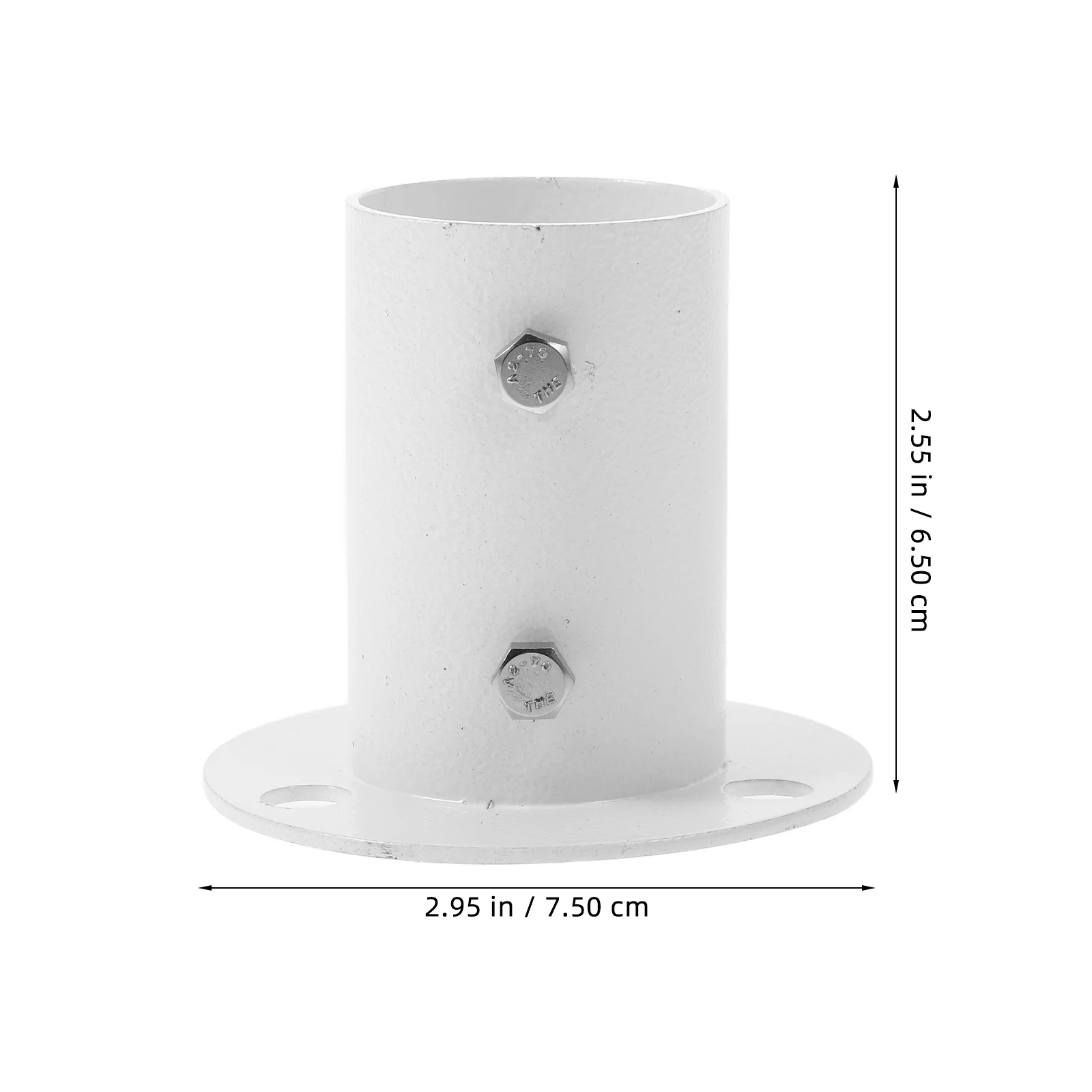 헤비 듀티 스테인리스 스틸 수영장 사다리 플랜지, 요트에서의 사다리 튜브 안정성과 안전을 위한 신뢰할 수 있는 데크 마운트 플랜지