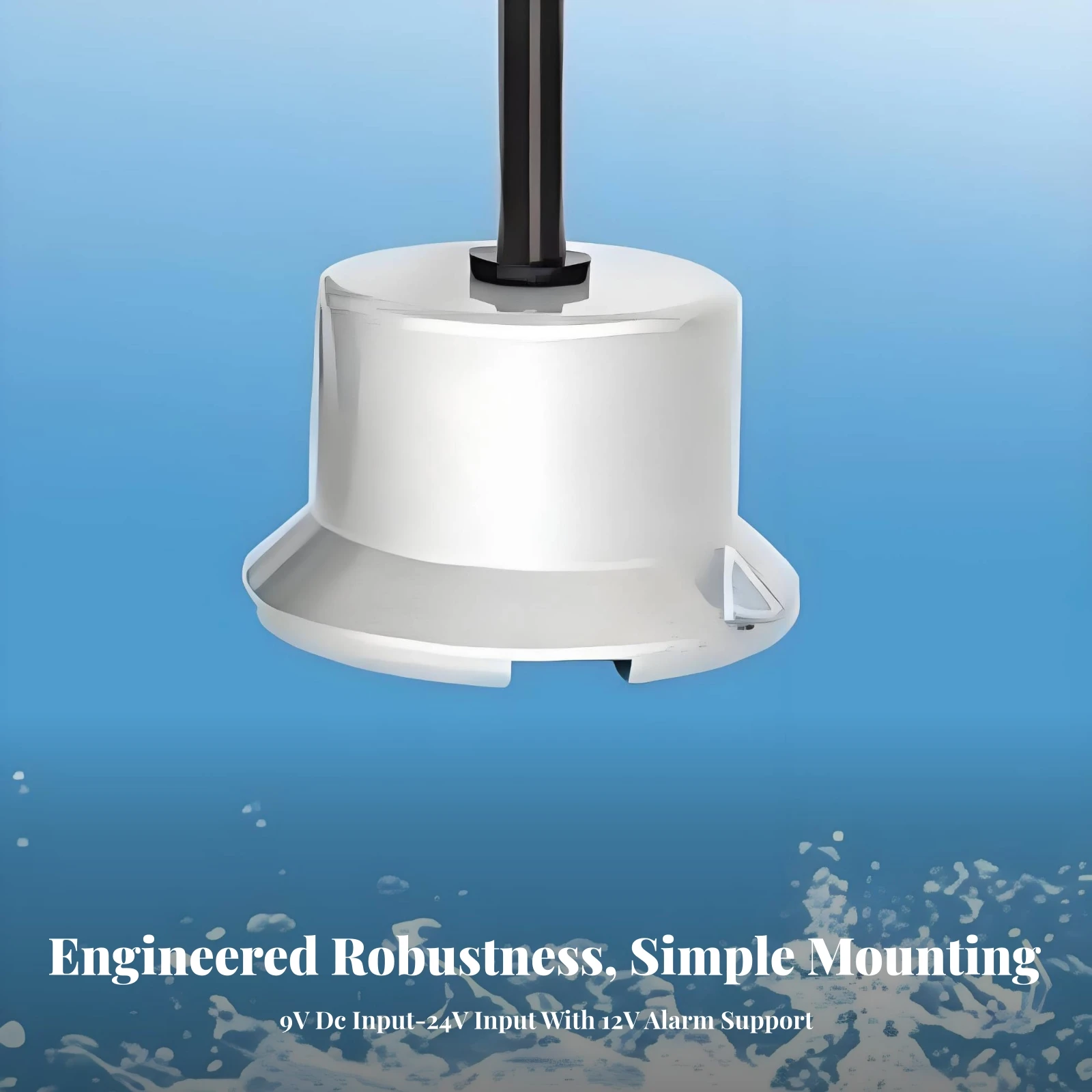 Water Immersion Sensor Wired Water Leak Sensor with Cable Instant Flexible for Basement, Kitchen