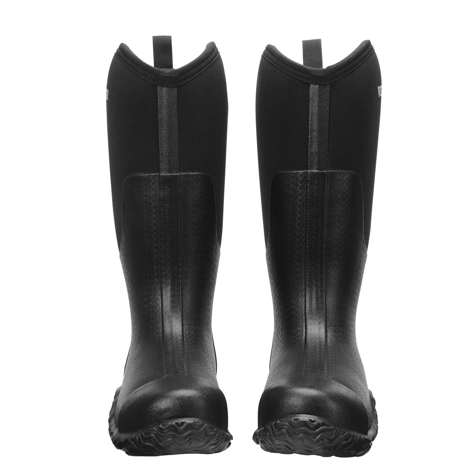 

Men's Steel Toe Rubber Boots, Protective Footwear, Waterproof Rain Fishing Boots, Outdoor Non-Slip Work Shoes, Lightweight