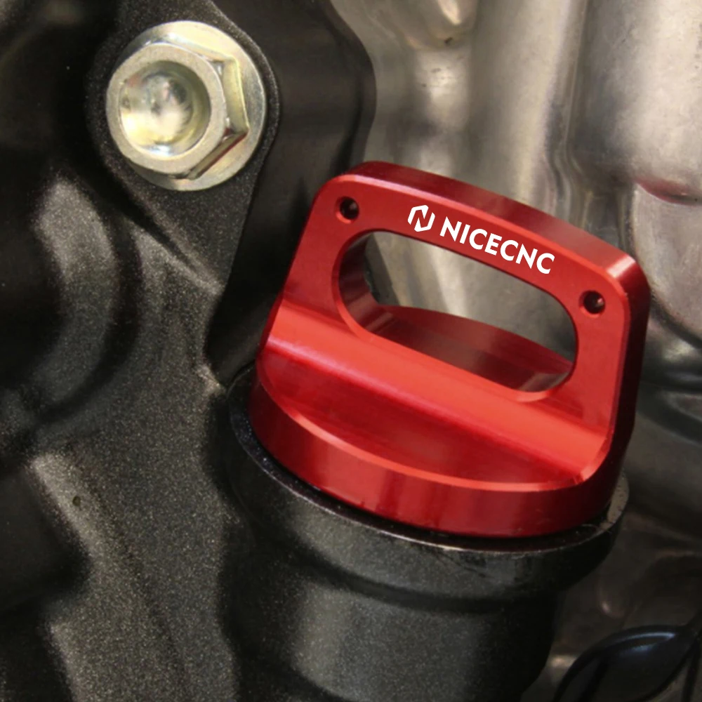 NICECNC Oil Dipstick Plug For Honda CRF450R 2017-2022 CRF450RX 2017-2020 CRF450RWE 2019-2020 Aluminum Motorcycle Accessories view 6