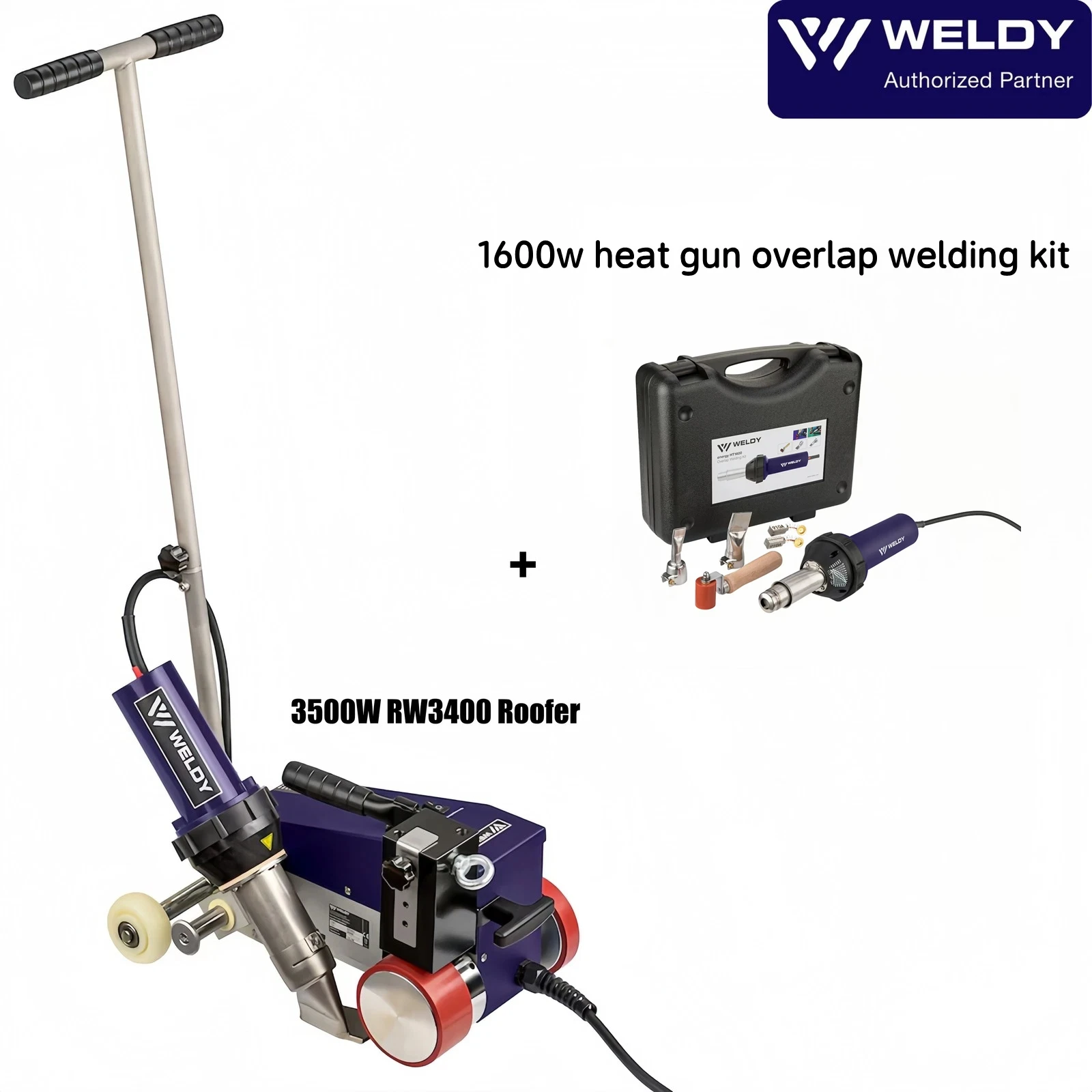 Weldy RW3400 Roofer 3500W Automatic Hot Air Welder for PVC Waterproof Membrane Roofing Welding Tool