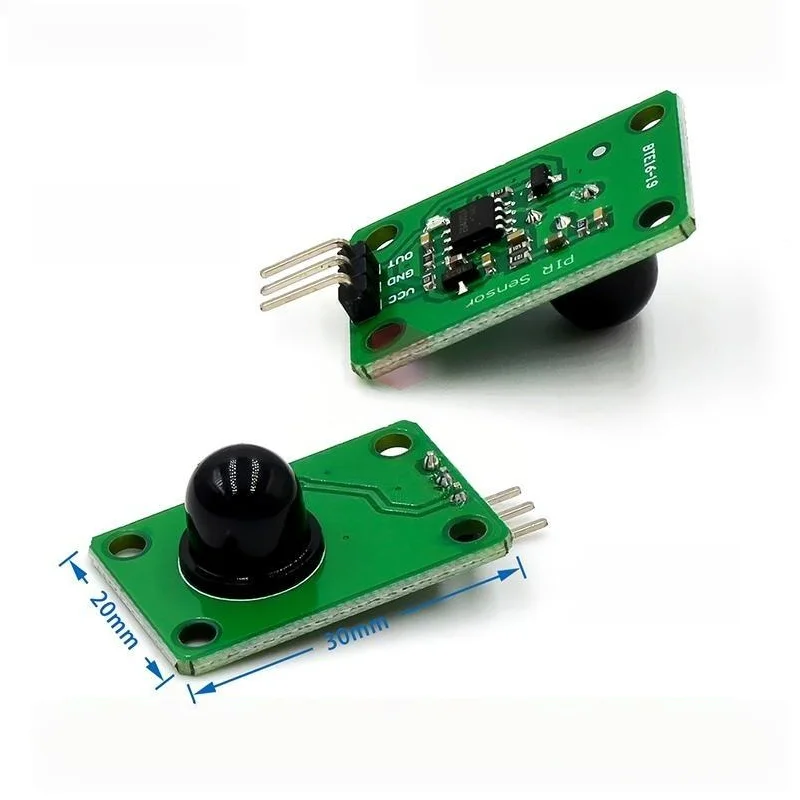 Human body infrared sensing module D203S sensor pyroelectric probe sensing switch 011050 black lens
