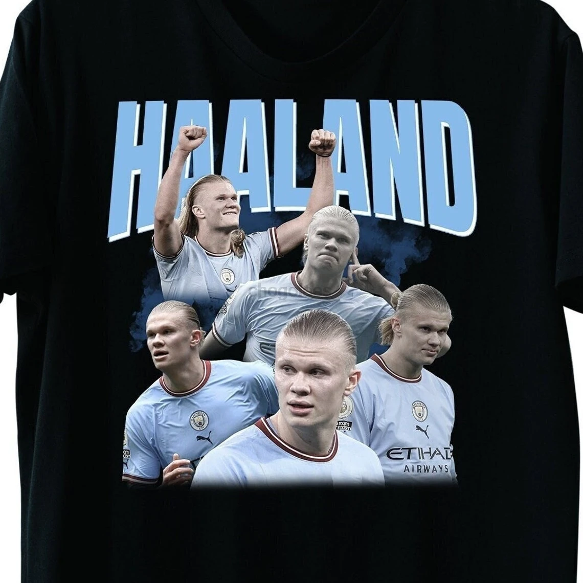 Erling Haaland PNG Digital Download  Football Shirt Print Sublimation DTF Transfer print Tshirt Sublimation Vintage Bootleg Tee