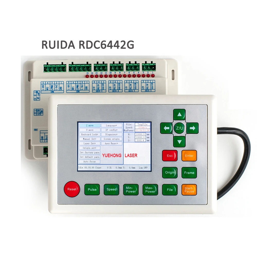 

Co2 лазерный контроллер RUIDA RDC6442G/RDC6445G Co2 лазерная гравировальная машина аксессуары