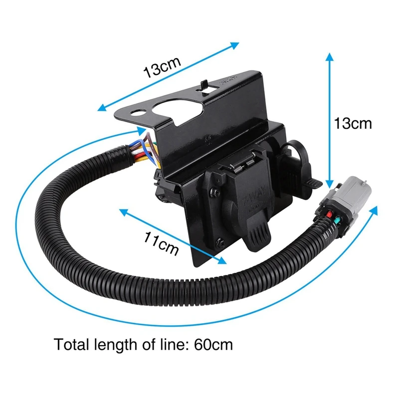 Trailer Tow Wiring Harness 2C3Z13A576DA For 2002-2004 Ford F250 F350 4 & 7 Pin Plug