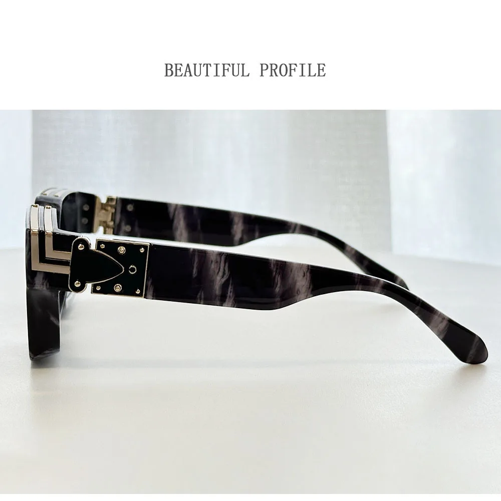 2026 Retro Quadrat Sonnenbrille Männer Vintage Millionär Sonnenbrille Frauen Trendy Urlaub Luxus Mode Gläser Gafas De Sol Hombre – Detail 9