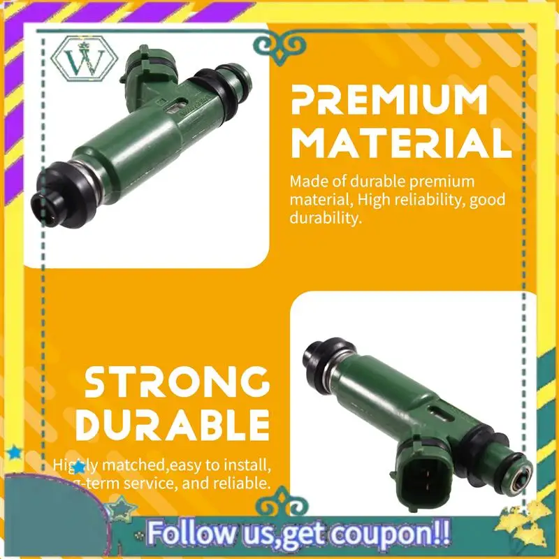 

Upgraded 4PCS Fuel Injectors 195500-3040 For Mazda Kia 1.8L L4 1997-1998