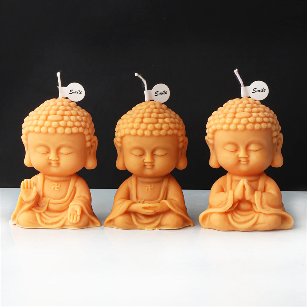 3D Buddha Candle Si…