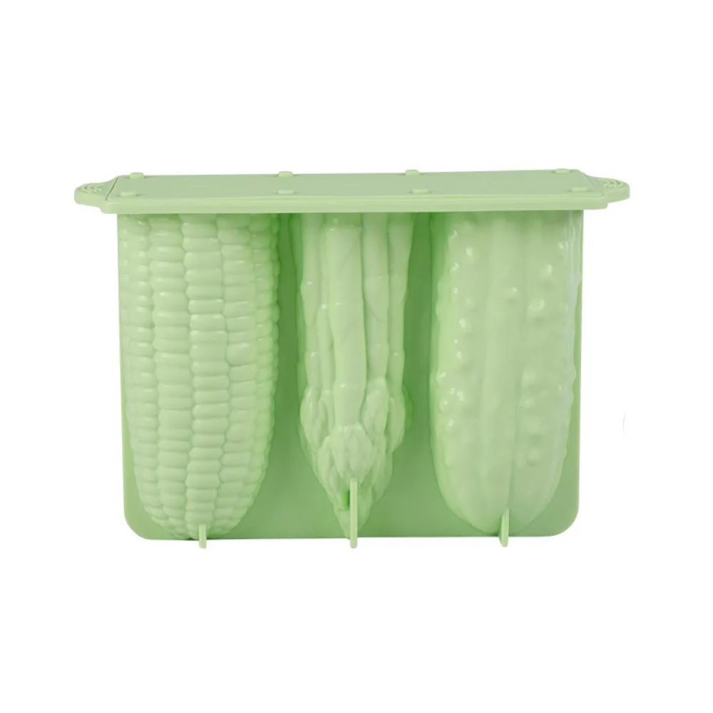 

Ice Tray DIY Fruit Shape Popsicle Molds Reusable Silicone Ice Cream Mold Food Grade Popsicle Maker Summer