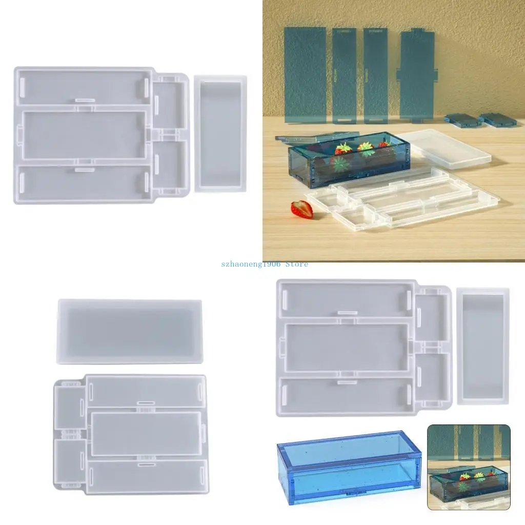 

85LF Dominoes Handse Box Epoxy Resin Contains Container Casting Silicone Flom