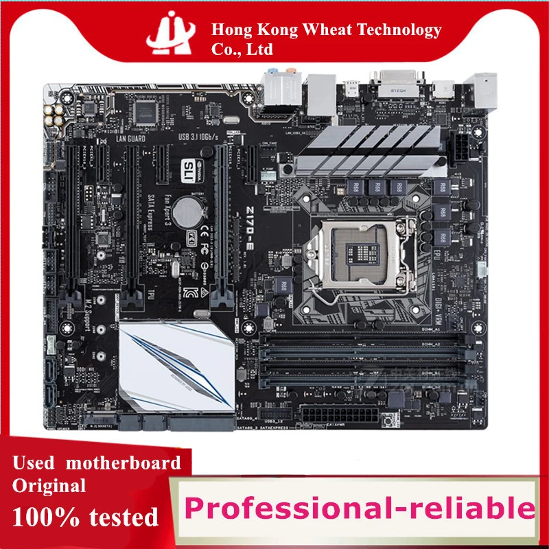 For Intel Z170 Z170-E motherboard Used original LGA 1151 LGA1151 DDR4 64GB USB2.0 USB3.0 SATA3 Desktop Mainboard