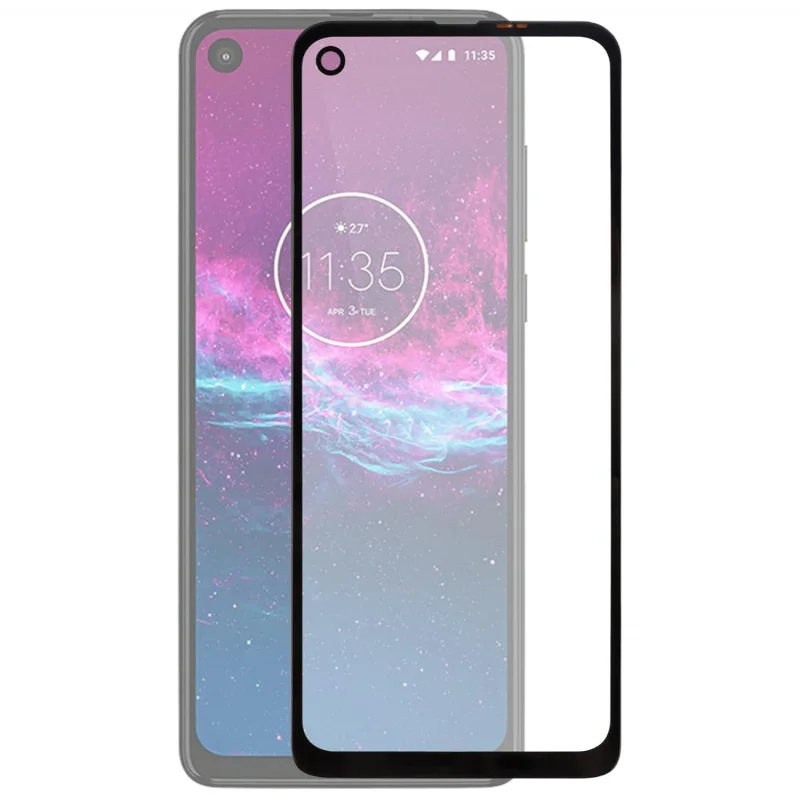 

Front Screen Glass Outer Panel Lens Replacement OCA For Moto One Action (Not LCD Screen and Touch Digitizer)