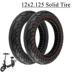 12 inch 12x2.125 Solid Tire For A Variety Of E-Scooter E-bike 12 1/2x2 1/4 Tubeless Rubber Honeycomb Tire Replacement parts