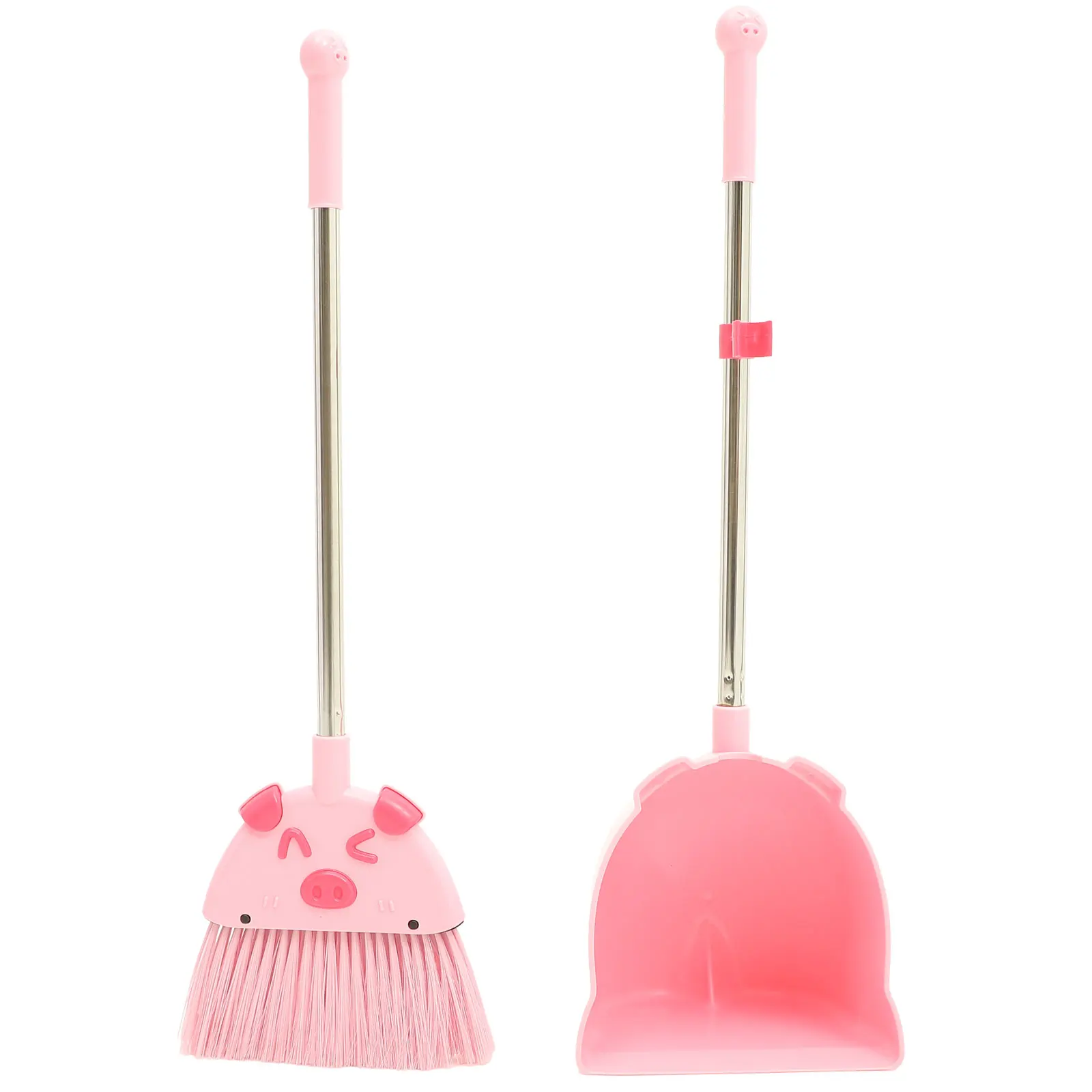 1Set Kinder Besen und Kehrschaufel Set Cartoon Schwein Design für Kleinkind Reinigung Spielen Pretend Housekeeping Werkzeuge kinder Reinigung