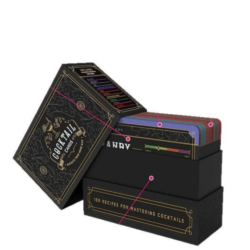 مجموعة بطاقات الكوكتيل لعشاق الشرب هدية بطاقات إبداعية لألعاب الحفلات وأساسيات البار هدية مثالية #5