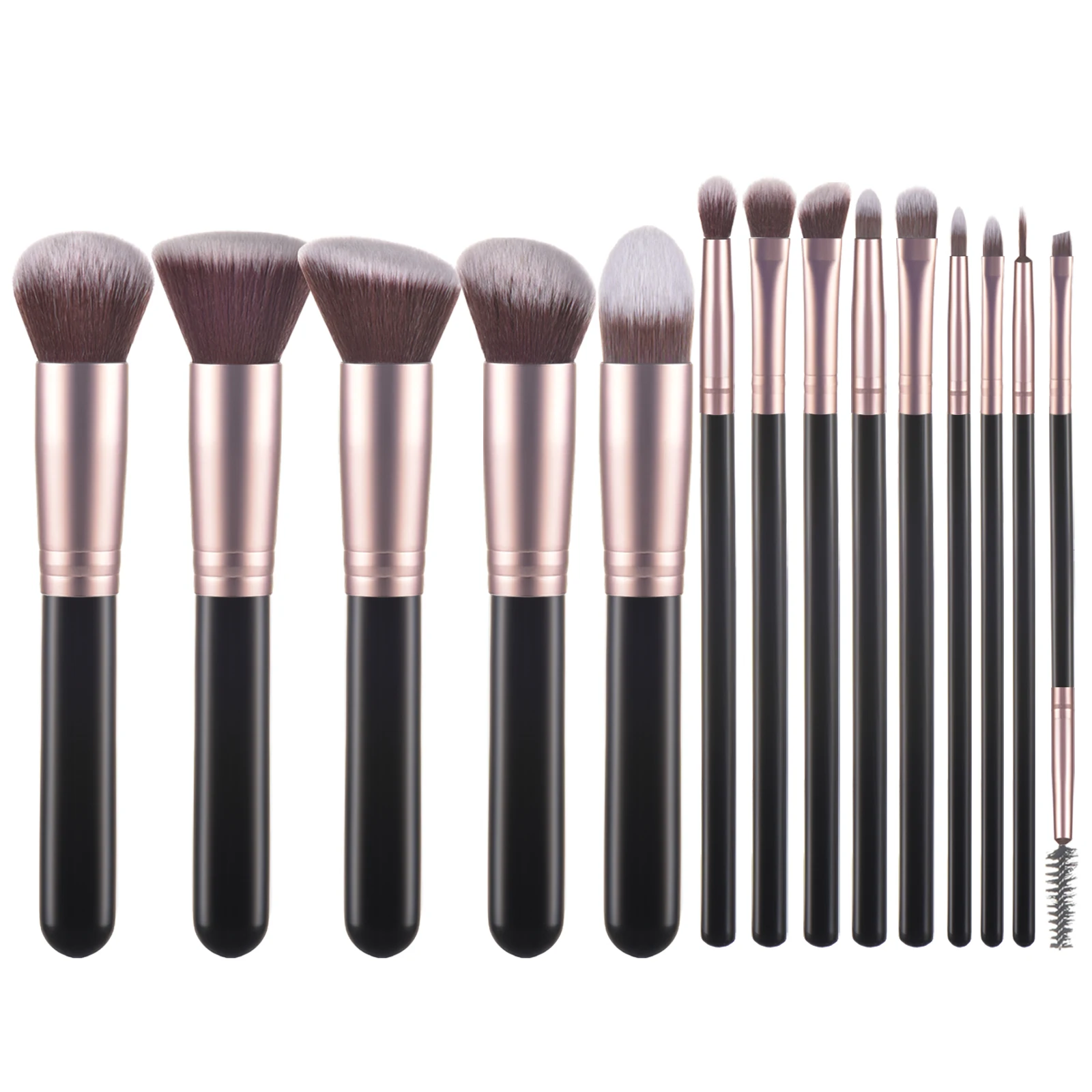 Soft hair 14Pcs Professional Makeup brush wood handle powder brush foundation make-up brush concealer brush eye shadow bru