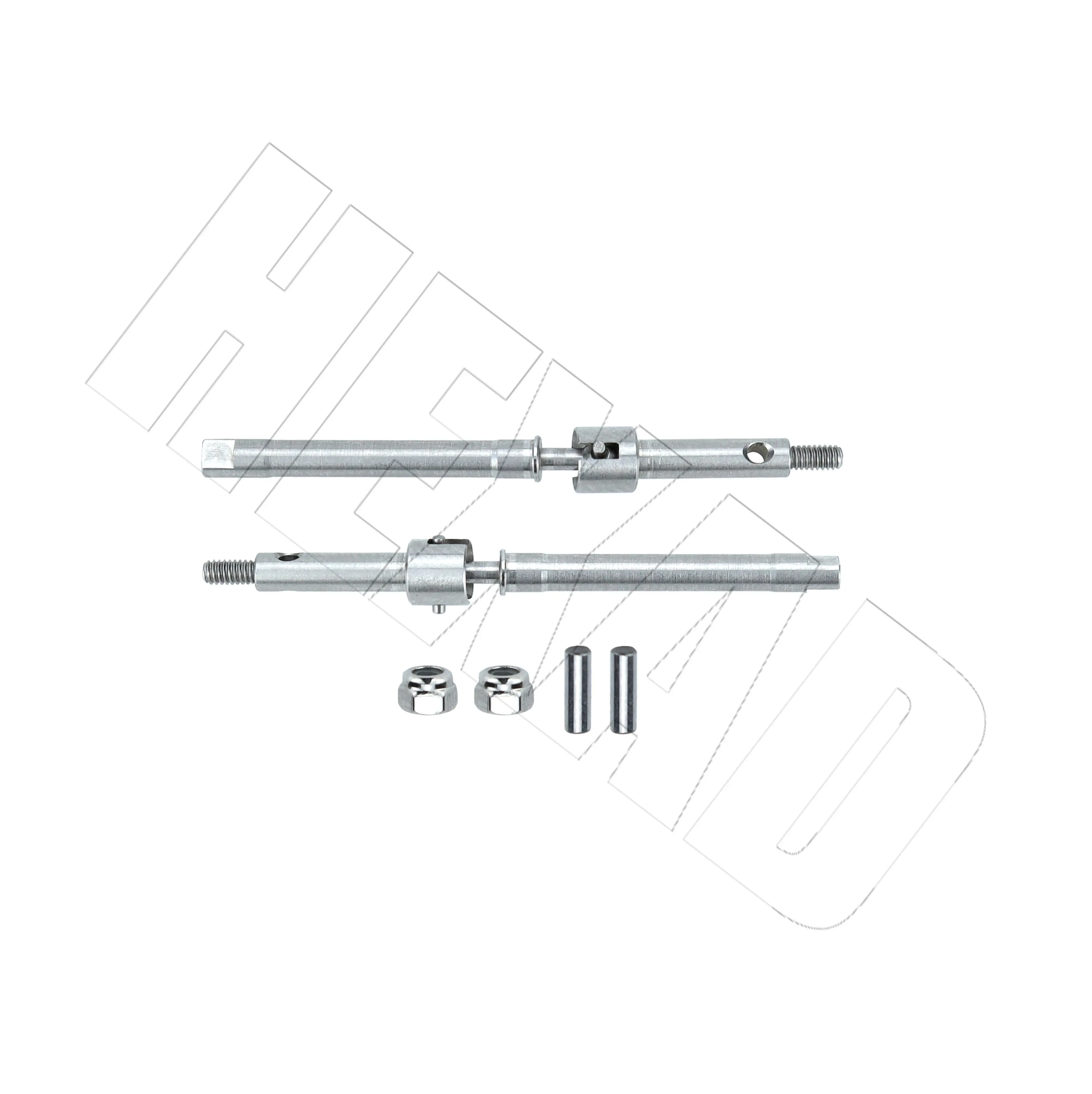 Axial SCX24 metalowy przednia i tylna oś ze stali nierdzewnej CVD zestaw wału napędowego do 1/24 SCX24 AXI00004 B17 90081 części do zdalnie