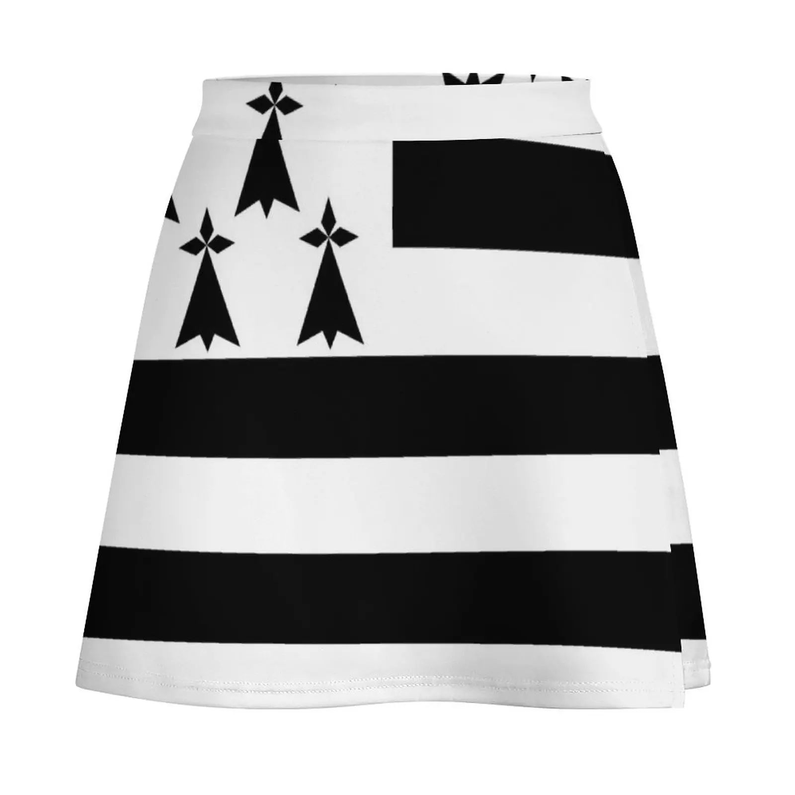 BZH - Breizh - Bretagne - Brittany France Mini Skirt womans clothing luxury women skirts Mini Skirt