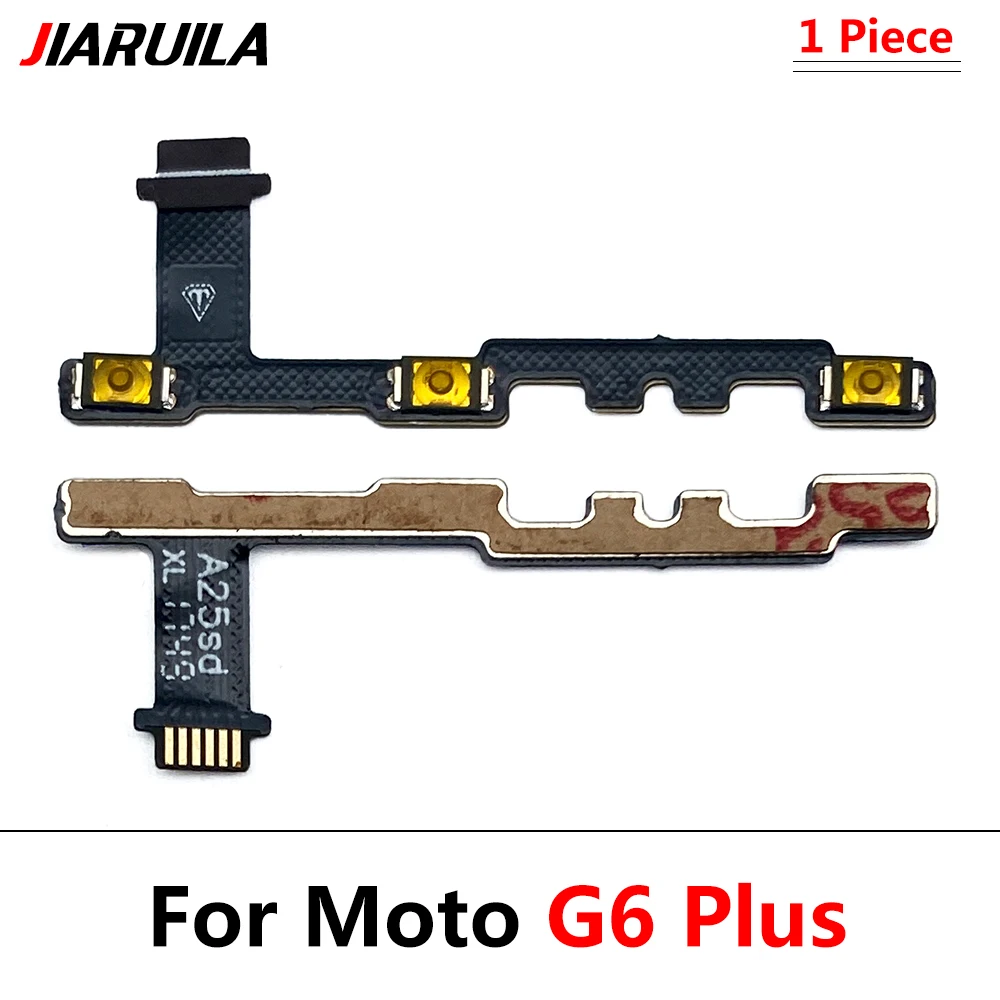 Power On Off Volume Side Button Key Flex Cable For Motorola Moto G4 G5 G5s G6 G7 G8 G9 Plus Play Power Lite