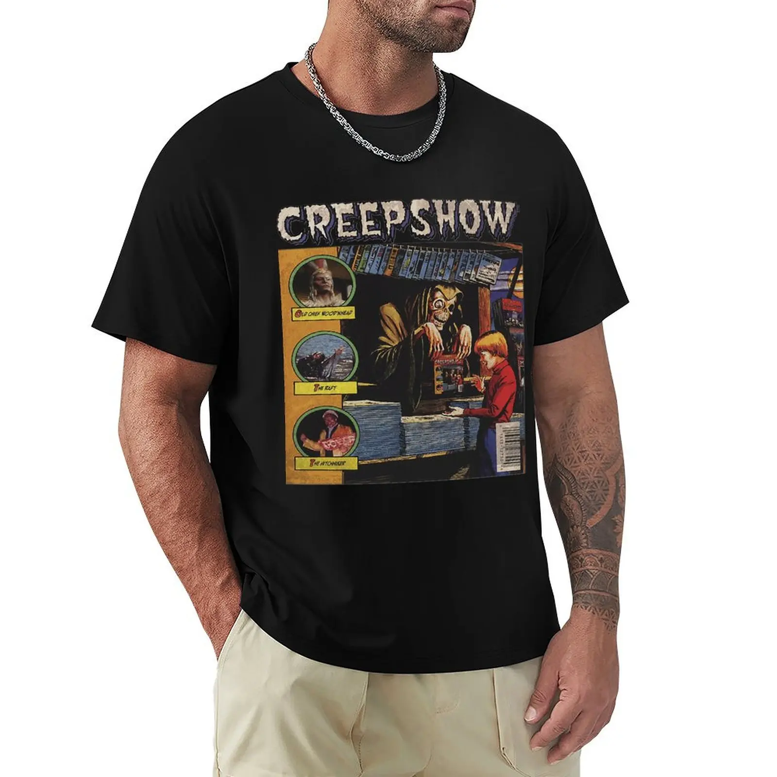 

Creepshow T-Shirt oversized blanks graphics sports fans mens designer t shirt