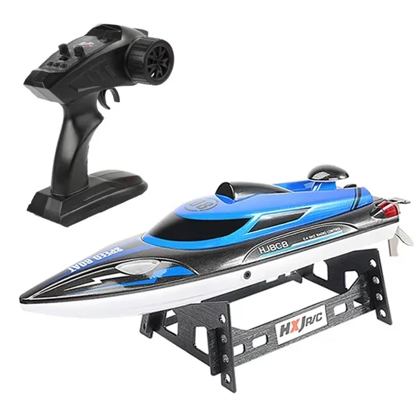 Barco RC HJ808, 2,4 Ghz, 25 km/h, barco de carreras con Control remoto de alta velocidad, barco de velocidad del agua, modelo de juguete para niños