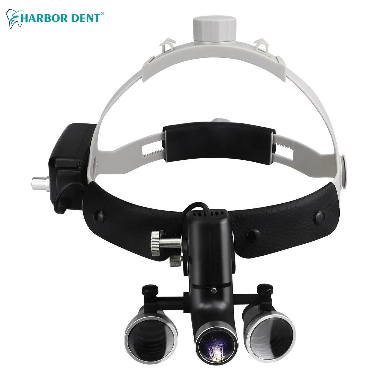 Dental LED Head Light Lamp para lupas binoculares, Brilho Spot, Farol ajustável do laboratório de dentista, Magnifier cirúrgico do farol, 5W