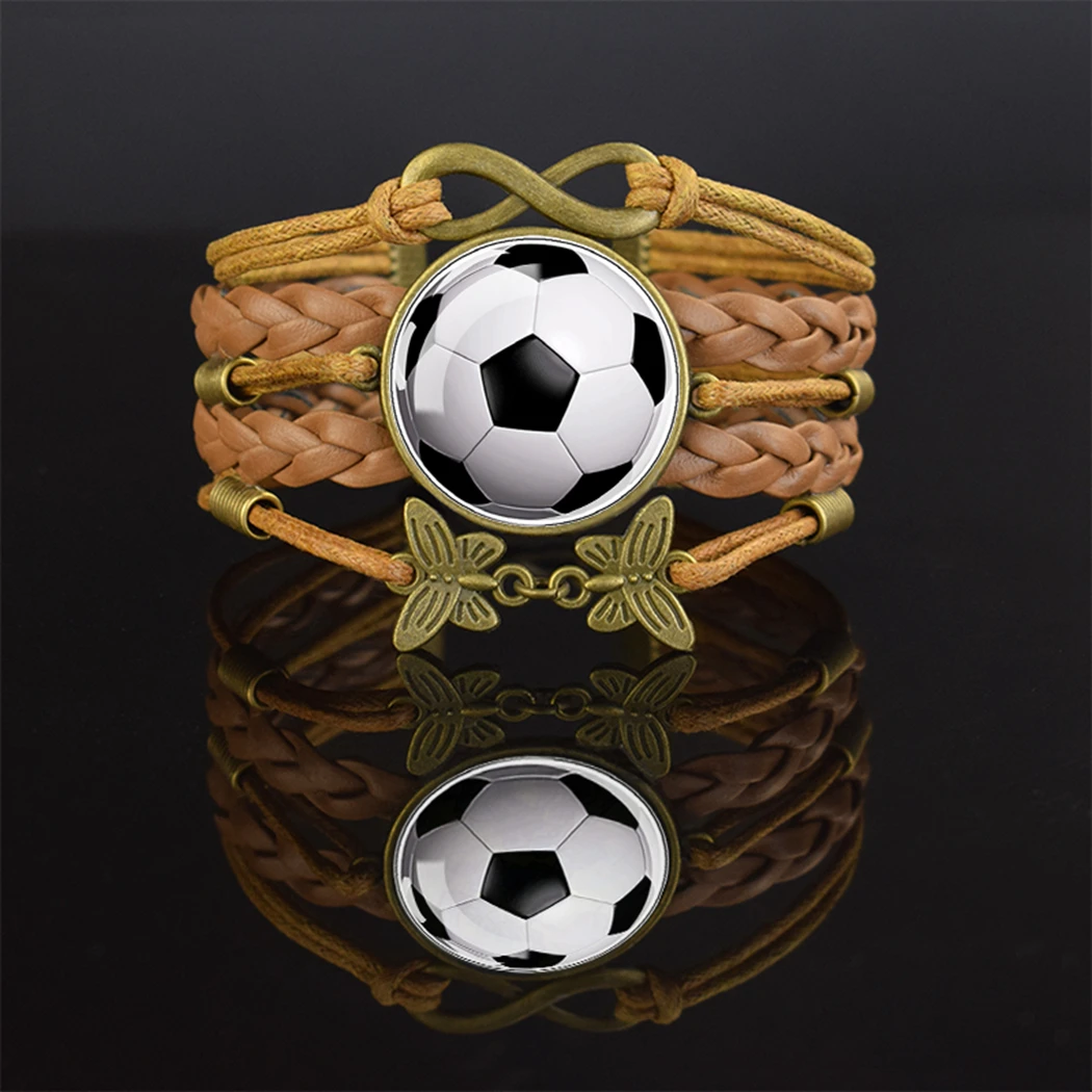 Ball Patterned Bracelet Woven Vintage Bracelet Variety of Ball Games Are Casual and Exquisite Suitable for Men and Women