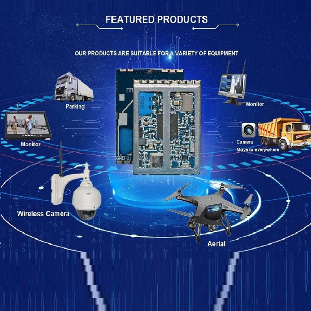 Modulo ricevitore audio video FPV 4.9G MM238RW Ricevitore audio video wireless per FPV RC Drone Telecamera wireless FPV-AB01