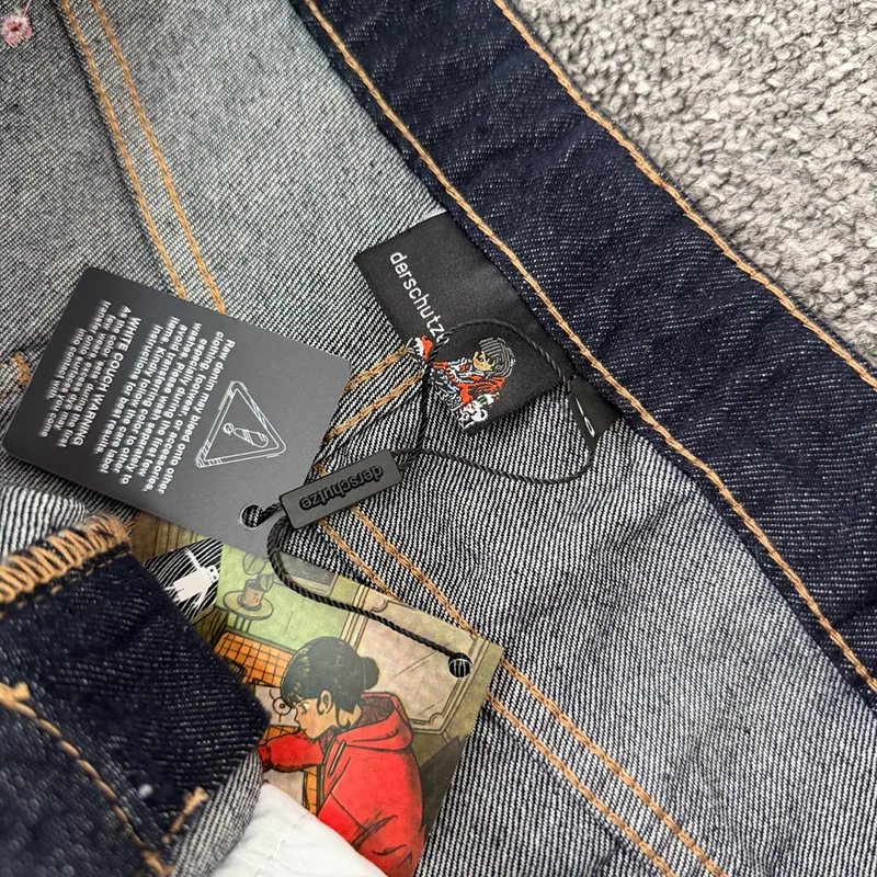 DERSCHUTZE ユニセックス バギーデニムショーツ ダ - Embroidery Jeans Sakura のレビューと価格