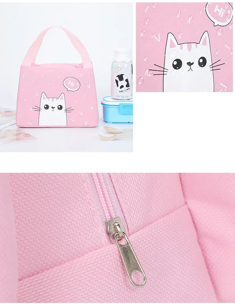 Insulated Lunch Bag For Women Kids Cooler Bag Thermal Bag Portable Lunch Box Ice Pack Food Picnic Bags Lunch Bags For Work