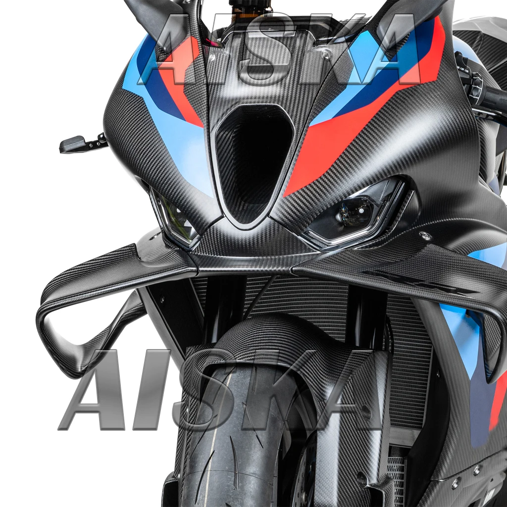 3K ألياف الكربون دراجة نارية الملحقات لسيارات BMW M1000RR 2025 الثابتة الجناح الحاجز غطاء إطاري خزان الوقود الجانب لوحة الجبهة الهدايا المجمعة