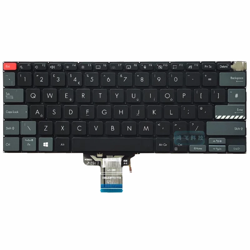 YY+New for Asus X7400PC X7400PA Vivobook Pro 14X OLED US Keyboard Black Silver