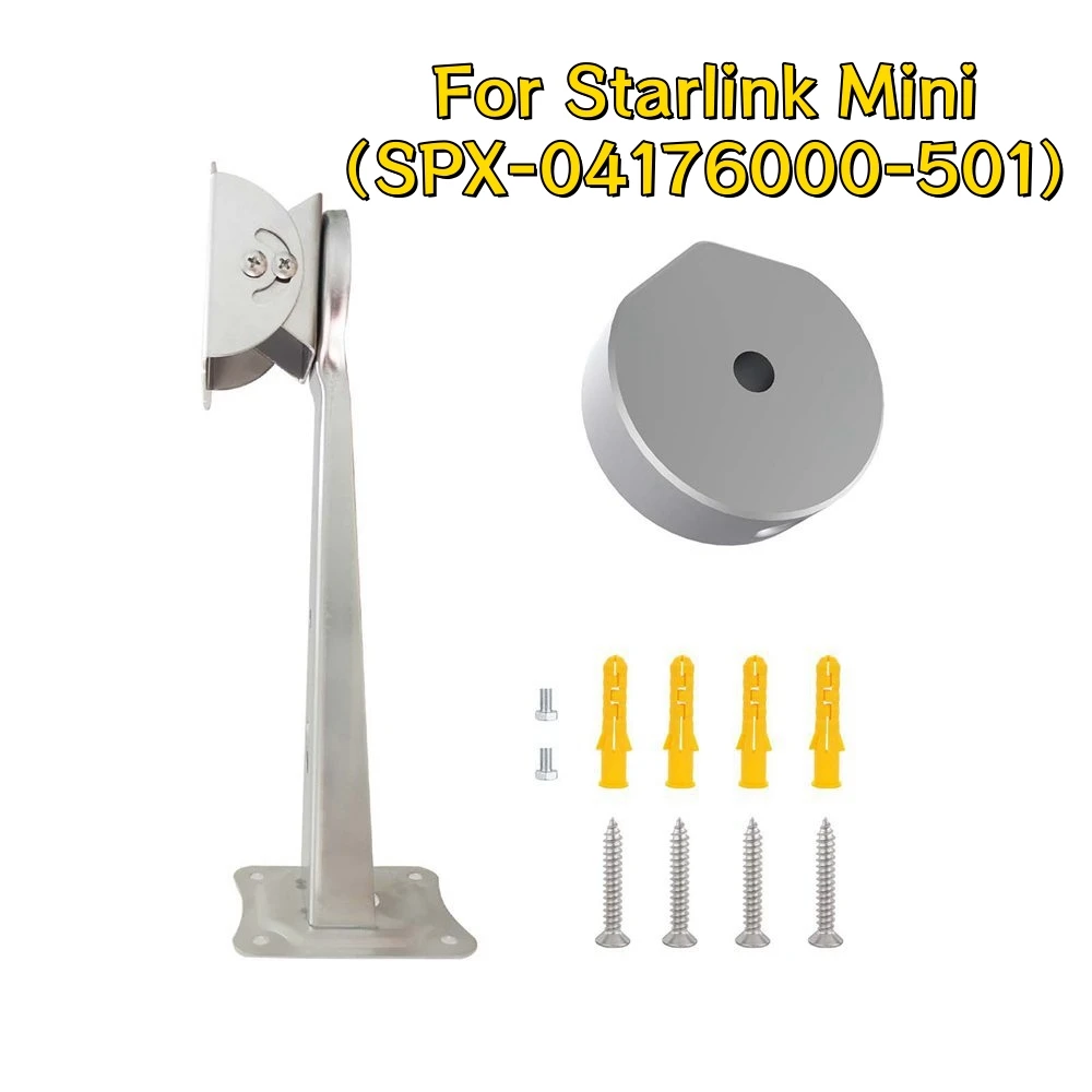 

Настенный кронштейн для Starlink Mini, совместимый с оригинальным адаптером для труб, адаптер из алюминиевого сплава для мини-антенны Starlink