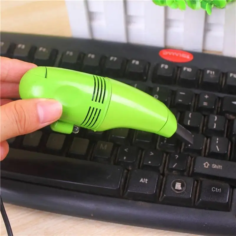 USB Keyboard Vacuum Cleaner Computer Keyboard Vacuum Cleaner Portable Mini Handheld PC Laptop Brush Dust Cleaning Kit