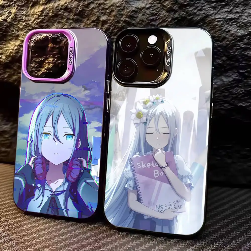 

PROJECT S-SEKAI K-Kanade Yoisaki Phone Case For iPhone 17,16,15,14,13,12,11 Plus,Pro Max,Colored Silver Phone Case