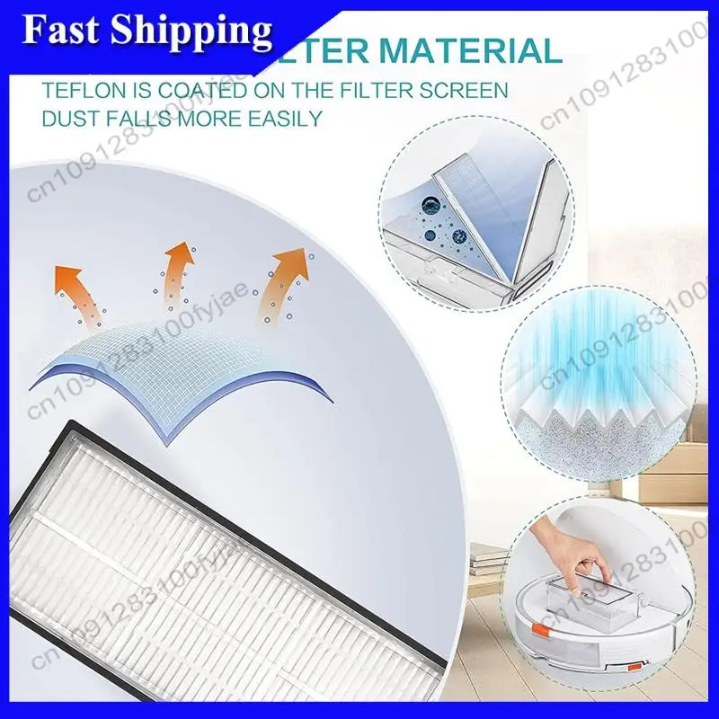 

-X07A 28PCS Accessories Kit For Xiaomi Roborock S7 Maxv / Plus / Ultra G10S / G10S Pro Robot Vacuum Cleaner Accessories