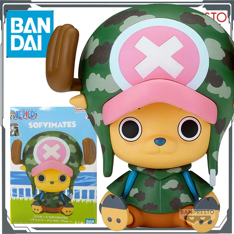 

Bandai Original BANPRESTO One Piece Chopper Dressrosa Arc 11 см аниме фигурки героев игрушки для мальчиков Рождественский подарок модель украшения