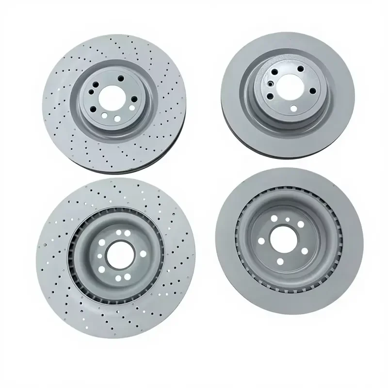 4PCS Front Rear Brake Disc for Mercedes W166 GL450 GLS350 GLS400 GLS500 GLS320 ML300 1664210912 1664230700