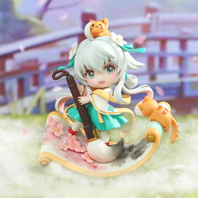 11cm kagura nana anime personagem q versão figura de ação modelo colecionável coleção modelo decoração do quarto brinquedos presente aniversário da menina