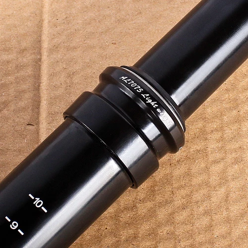 Imagen 2 del producto Tranz-x tija de sillín con cuentagotas enrutamiento de cables interno 30,9mm elevación hidráulica 150mm pieza de tubo de tija de sillín de bicicleta de montaña de viaje 