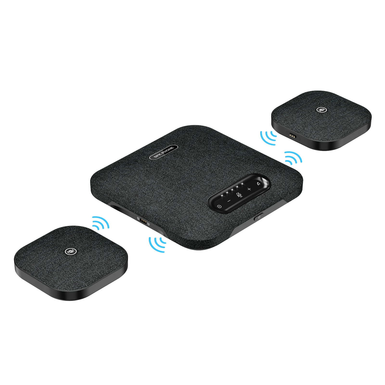 

OEM ODM POD7 Portable Wireless Speakerphones Kit With Microphones Echo Speaker Desktop Conference Speaker Phone For Meeting